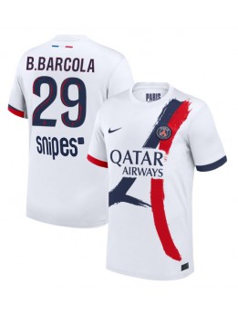 Billige Paris Saint-Germain Bradley Barcola #29 Bortedrakt 2025-26 Kortermet
